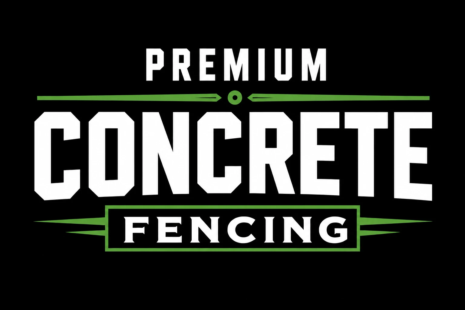 Premium Concrete Fencing badge